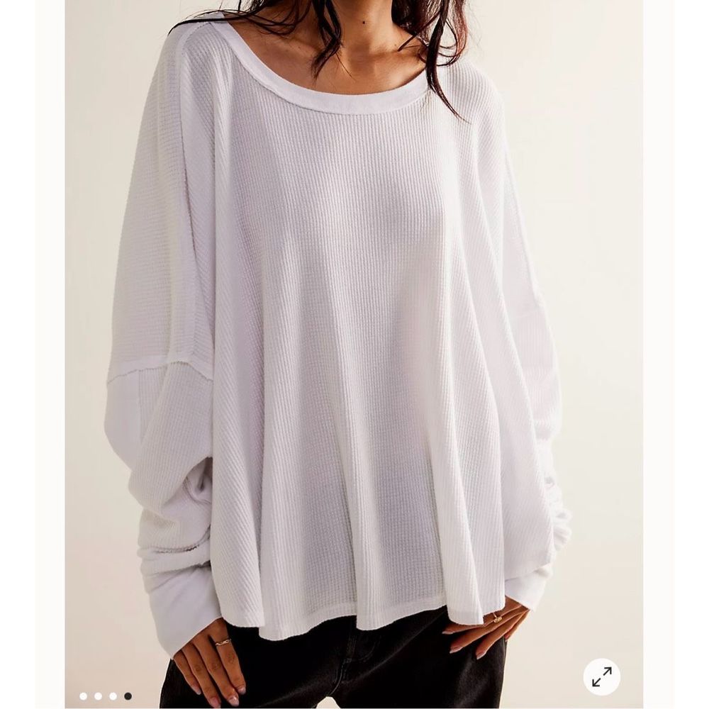 Free People We The Free Microphone Drop Thermal Top